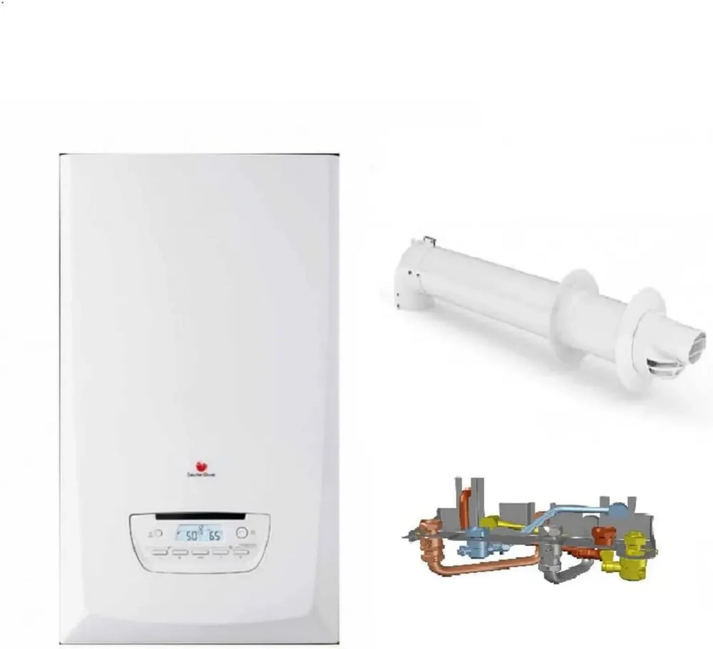 Chaudière à condensation au gaz naturel THEMAFAST CONDENS F30 complète